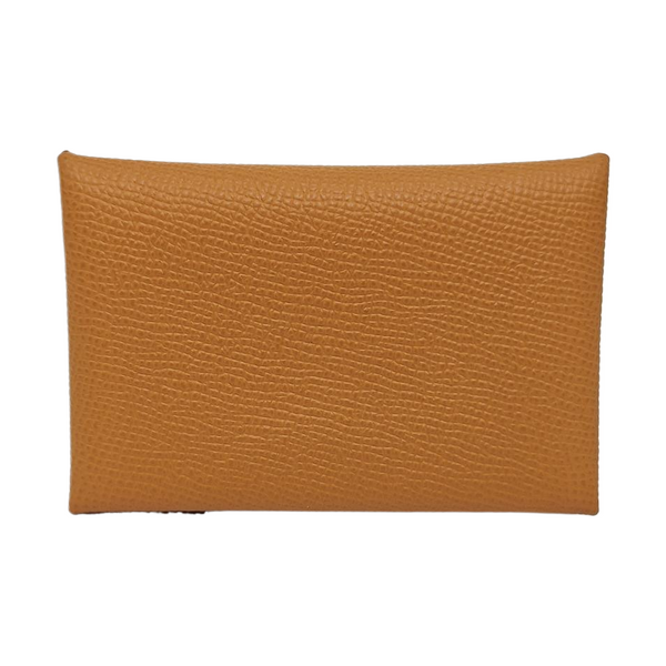 Calvi Epsom Brown Card Holder