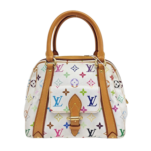 LV × TM PRISCILLA Monogram Coated Canvas White