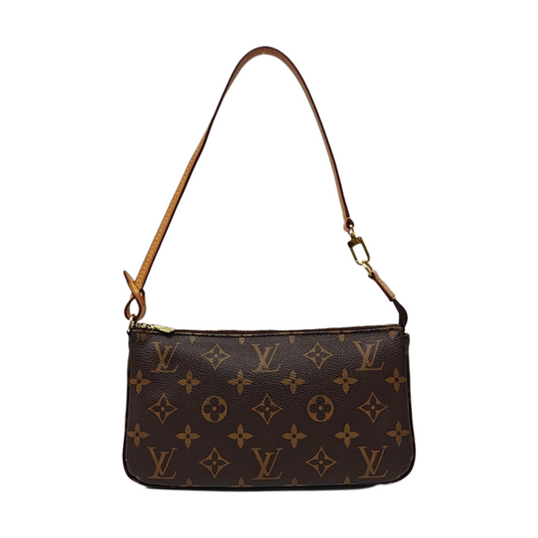 ACCESSOIRES Monogram Coated Canvas Brown