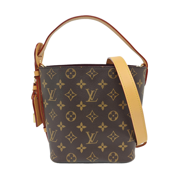ALL IN Monogram Coated Canvas Brown