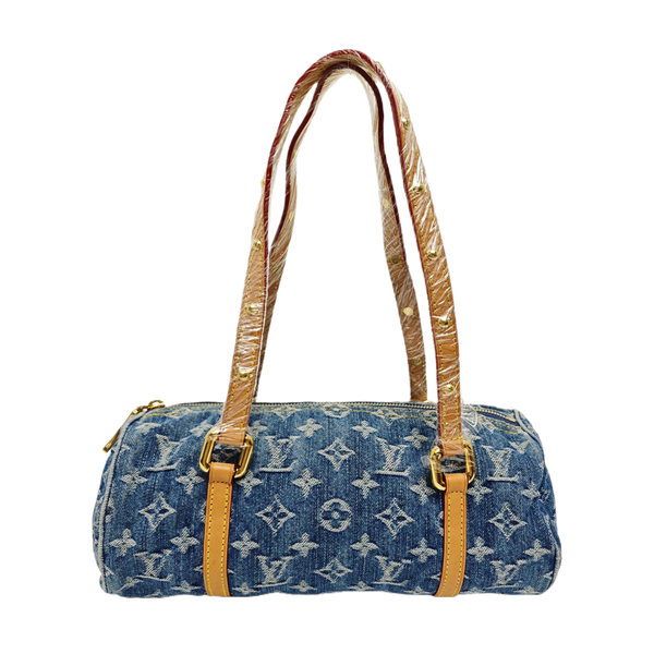 PAPILLON 26 Monogram Denim Blue