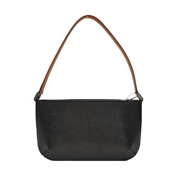 FOWLER Monogram Calfskin Gray