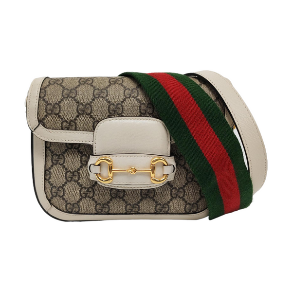 Horsebit 1955 Mini Coated Canvas Beige