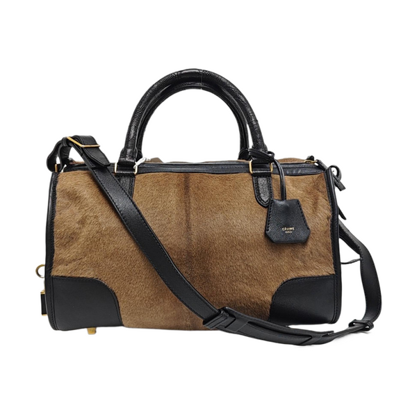 Horsehair Shoulder Bag Brown
