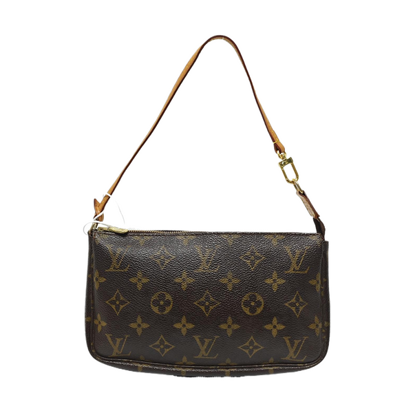 ACCESSOIRES Monogram Coated Canvas Brown