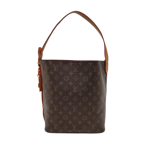 ALL IN GM Monogram Coated Canvas Brown