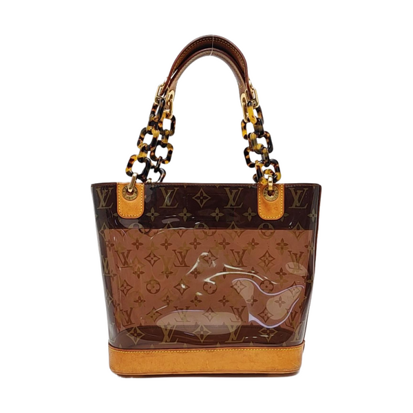 SAC AMBRE PM Monogram Plastic Brown