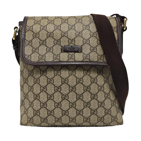 GG Supreme Monogram Coated Canvas Black