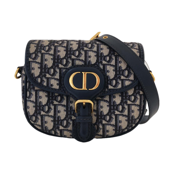 Bobby Small Oblique Canvas Blue