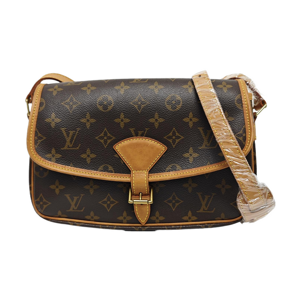 SOLOGNE PM Monogram Coated Canvas Brown