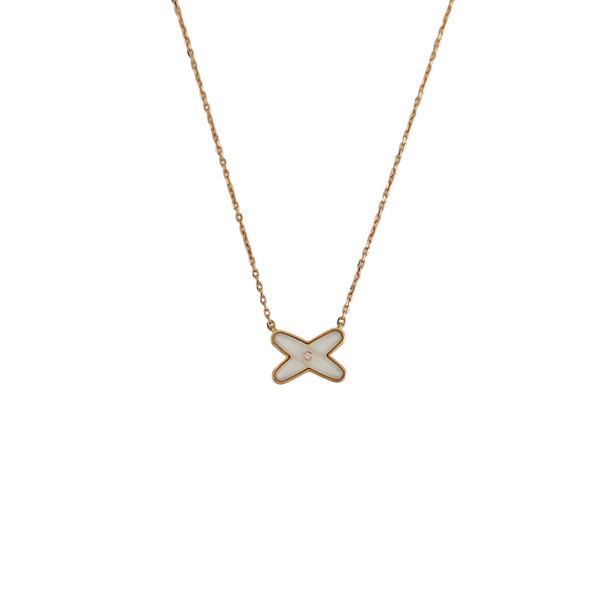 Jeux De Liens 18k Rose Gold Necklace