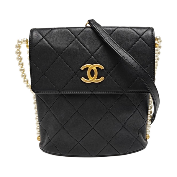 Quilted Calfskin Small Black