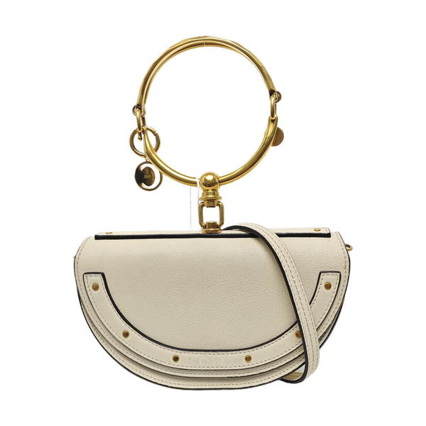 Nile Small Calfskin White