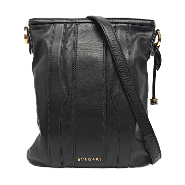 Calfskin Shoulder Bag Black