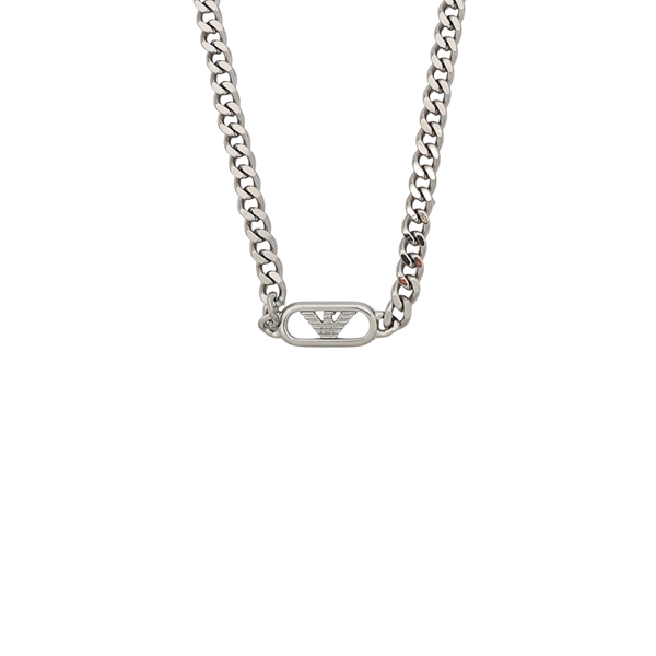 Authenticated pre-owned Stainless Steel Silver Necklace - Necklace at Looply