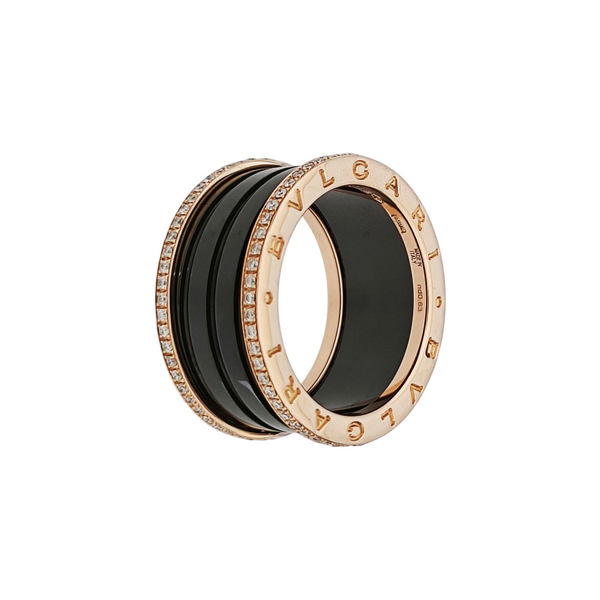 B.ZERO1 18k Rose Gold Ring EU 60