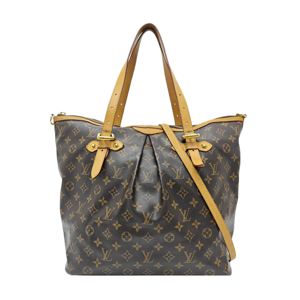PALERMO GM Monogram Coated Canvas Brown