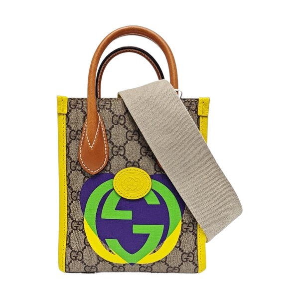 Retro Mini Monogram Coated Canvas Beige