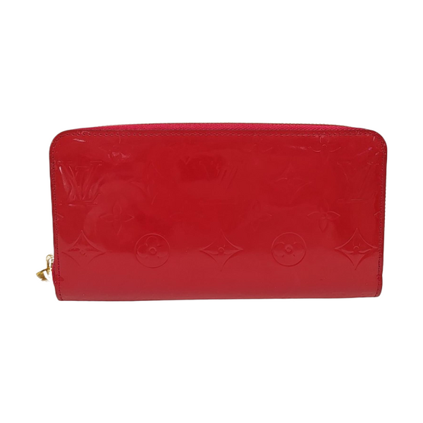 ZIPPY Patent Leather Red Wallet