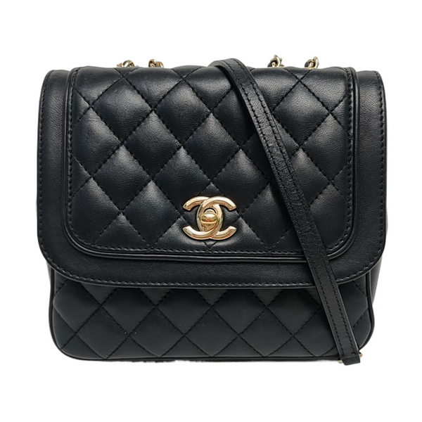 Quilted Lambskin Black