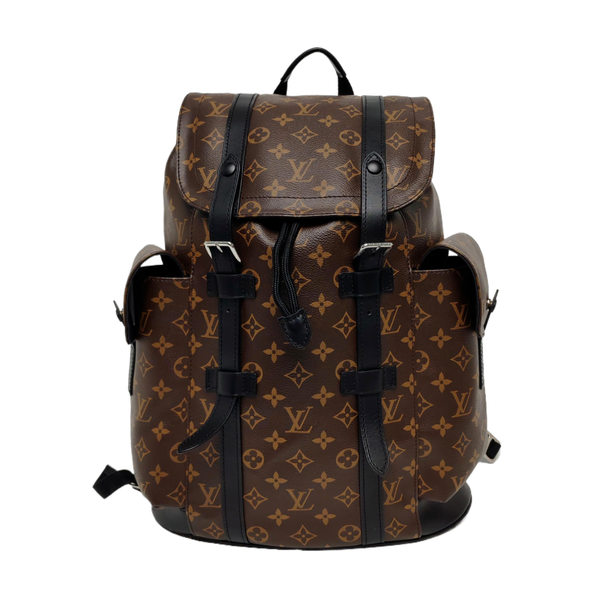 CHRISTOPHER PM Monogram Coated Canvas Brown