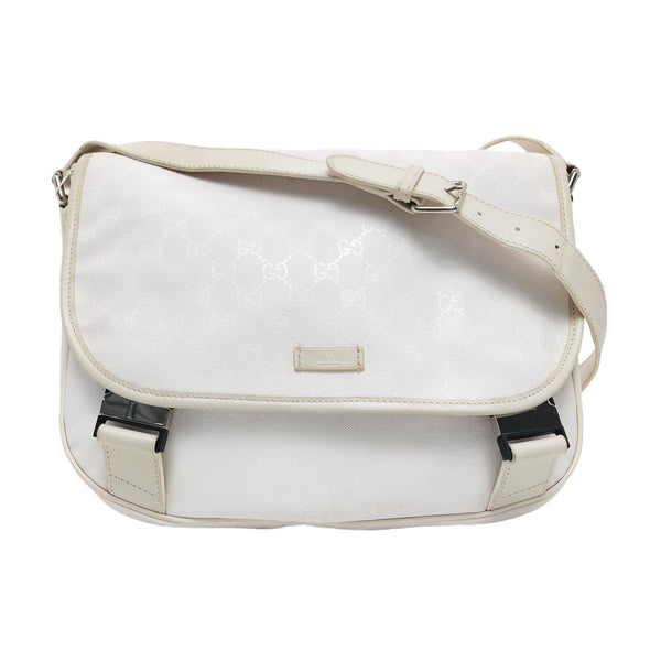 Monogram Coated Canvas White