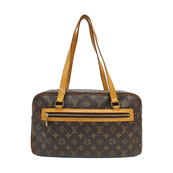 CITE GM Monogram Coated Canvas Brown