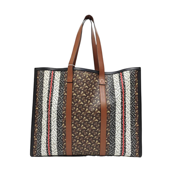 MONOGRAM Large Coated Canvas Brown