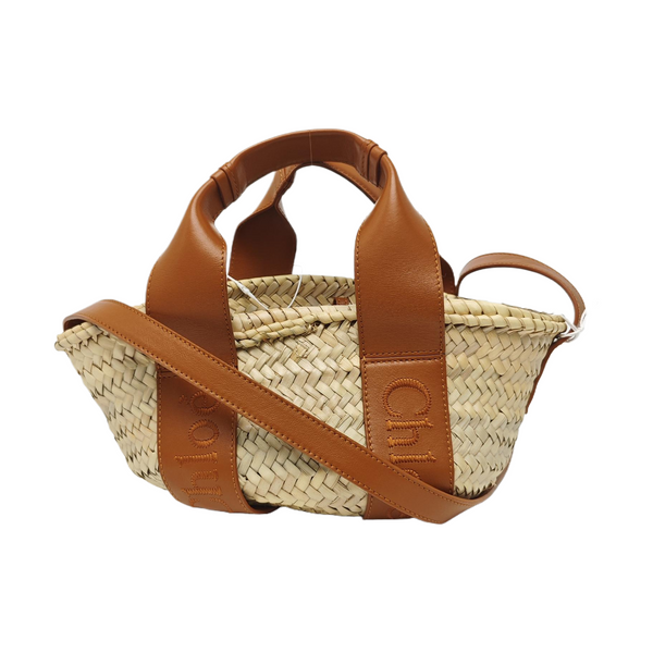 Straw Tote Bag Beige