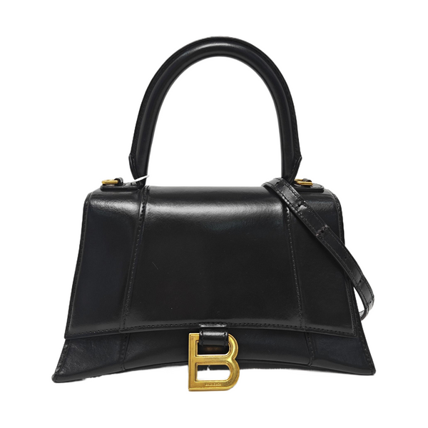 Hourglass S Calfskin Black