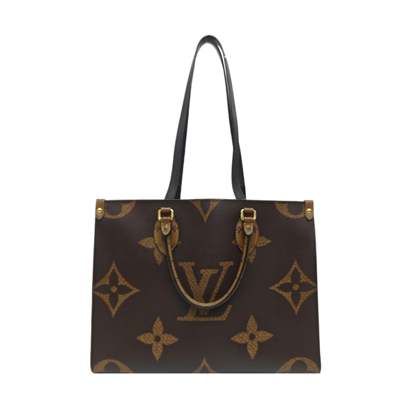 ONTHEGO MM Monogram Coated Canvas Brown