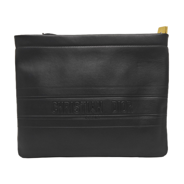 Calfskin Clutch Black