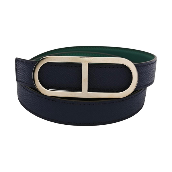 Leather Belt Blue