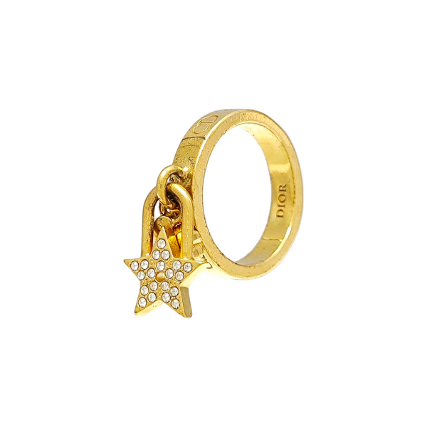 Lucky Locket Metal Gold Ring EU 54