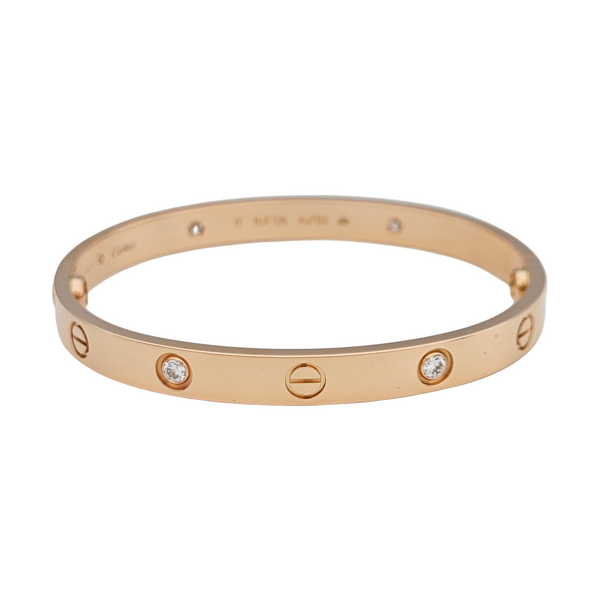 LOVE 18k Rose Gold Bangle