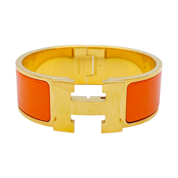 Clic Clac H Metal Gold Bangle
