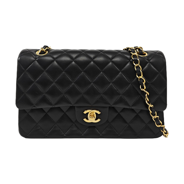 CLASSIC FLAP Medium Quilted Lambskin Black