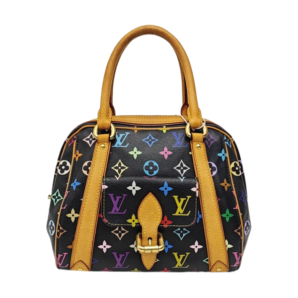 LV × TM PRISCILLA Monogram Coated Canvas Black