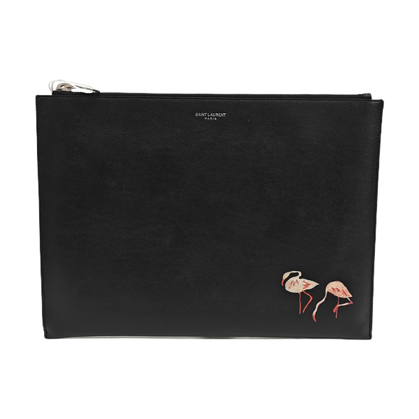 Calfskin Clutch Black