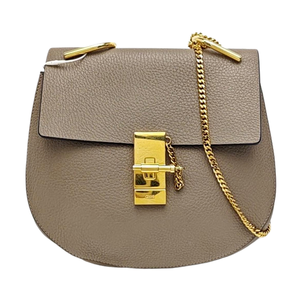 Drew Medium Calfskin Gray
