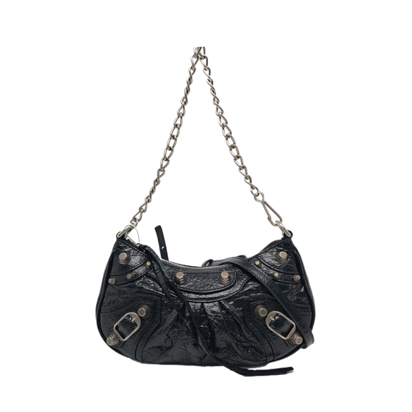 Le Cagole Mini Lambskin Black