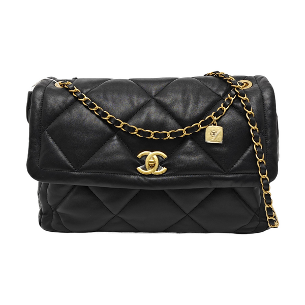 Quilted Lambskin Black