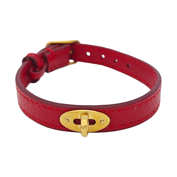 Leather Red Bracelet