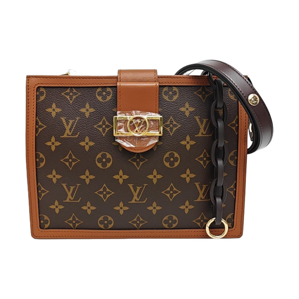 DAUPHINE Monogram Coated Canvas Brown