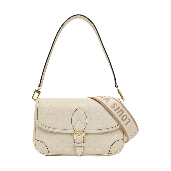 DIANE Monogram Calfskin Beige