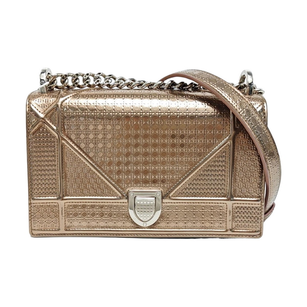 Diorama Small Calfskin Beige