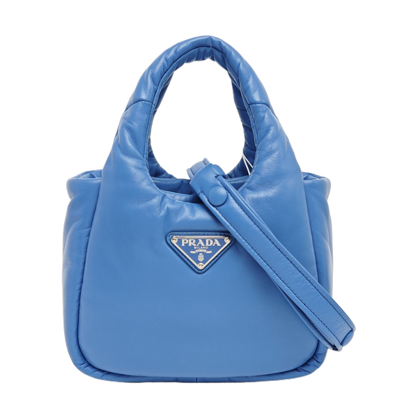 Lambskin Shoulder Bag Blue