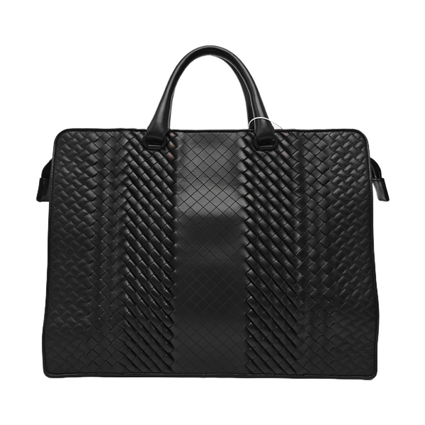 Calfskin Top Handle Bag Black
