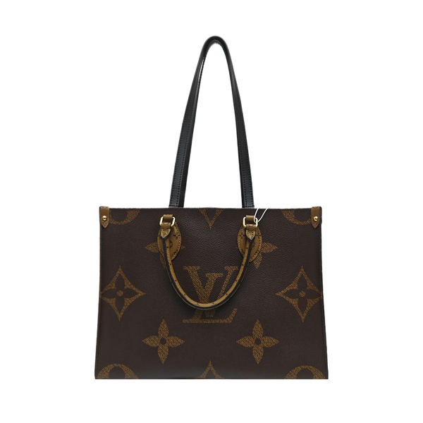 ONTHEGO MM Monogram Coated Canvas Brown