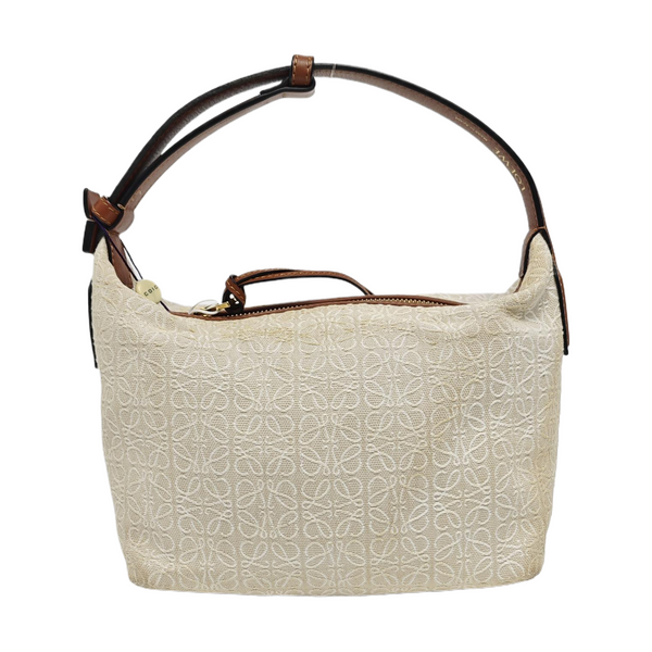 Cubi Monogram Canvas Beige